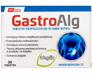 GASTROALG Zapobiega podrażnieniom żołądka